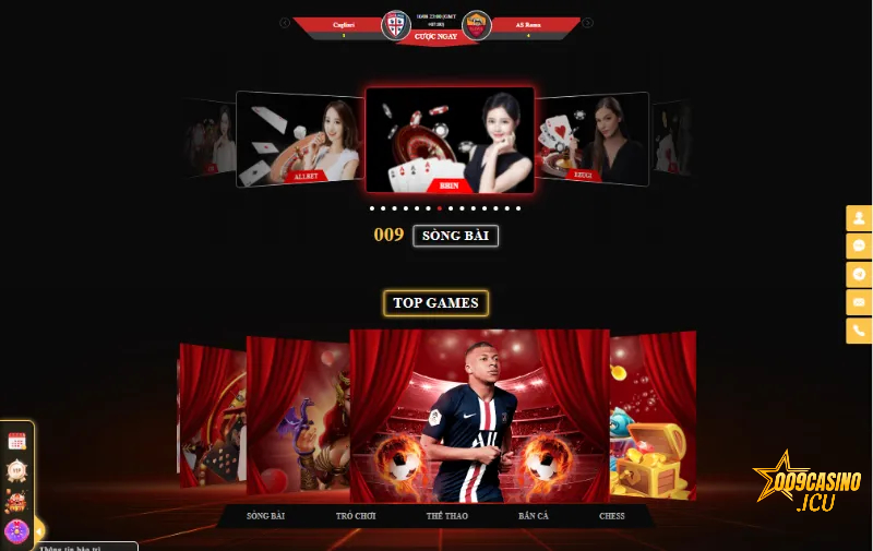 Sản phẩm dịch vụ của 009 Casino